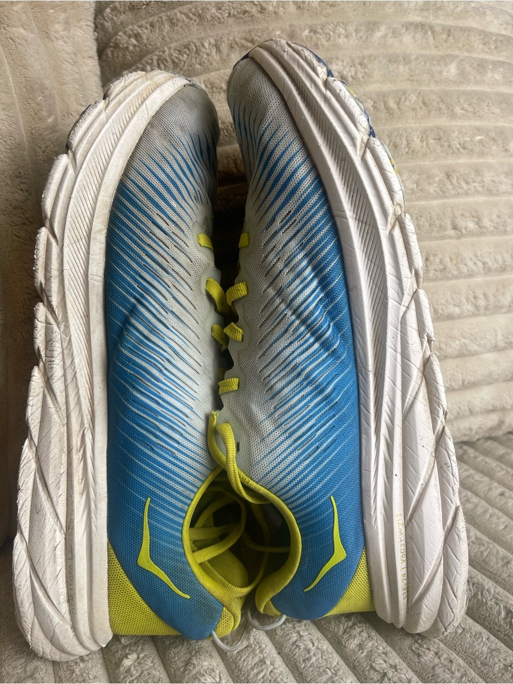 Hoka Z5181 Mens Ice Water/Diva Blue Rincon 3 Low Top Running Sneakers Size 9.5 - Picture 5 of 10